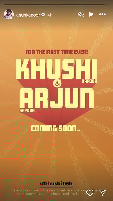 Arjun Kapoor on his Instagram Stories